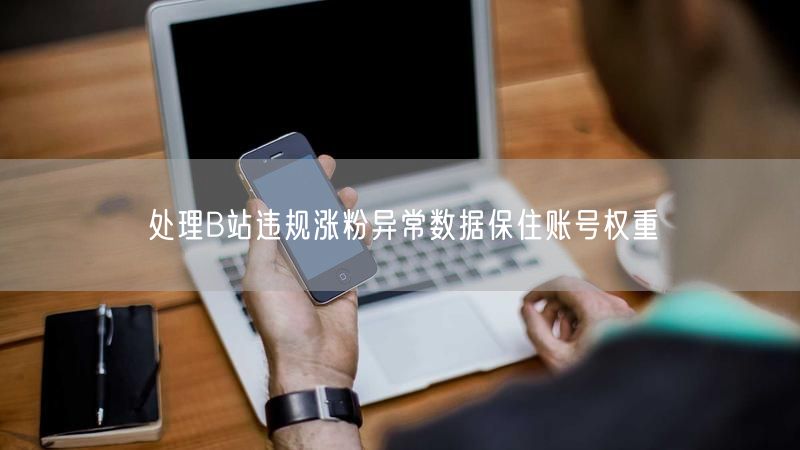 处理B站违规涨粉异常数据保住账号权重