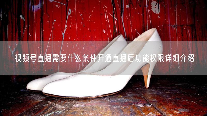 视频号直播需要什么条件开通直播后功能权限详细介绍