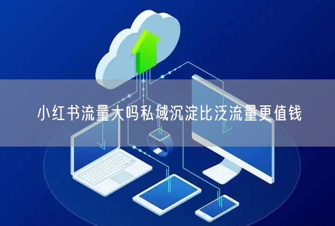 小红书流量大吗私域沉淀比泛流量更值钱