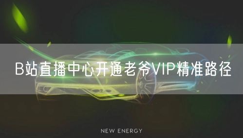 B站直播中心开通老爷VIP精准路径
