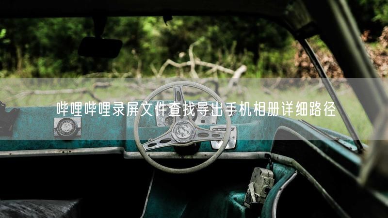 哔哩哔哩录屏文件查找导出手机相册详细路径