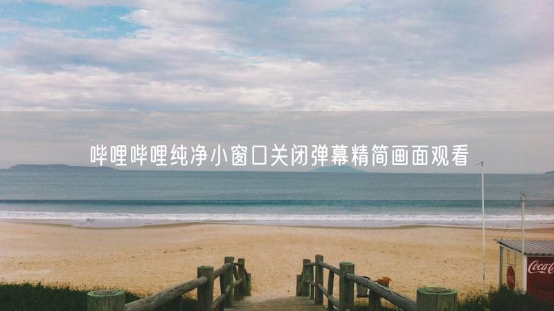 哔哩哔哩纯净小窗口关闭弹幕精简画面观看