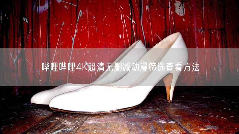 哔哩哔哩4K超清无删减动漫筛选查看方法